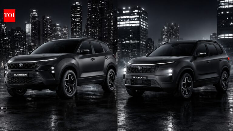 :Tata Harrier, Safari Stealth edition launched: Price, changes explained |